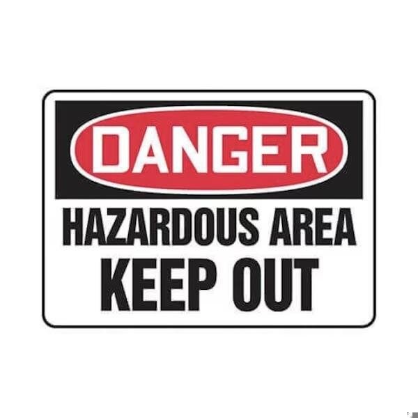 Accuform OSHA DANGER SAFETY SIGN KEEP OFF MADM037VS MADM037VS - main